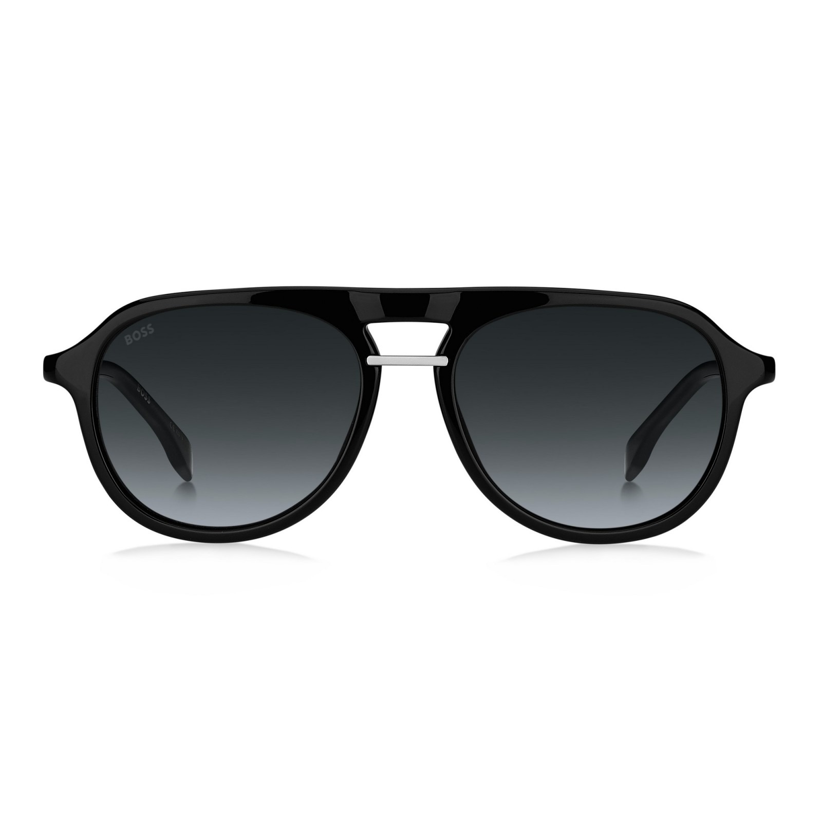 Lentes Hugo Boss Sombreado Gris Oscuro Aviador para Caballero