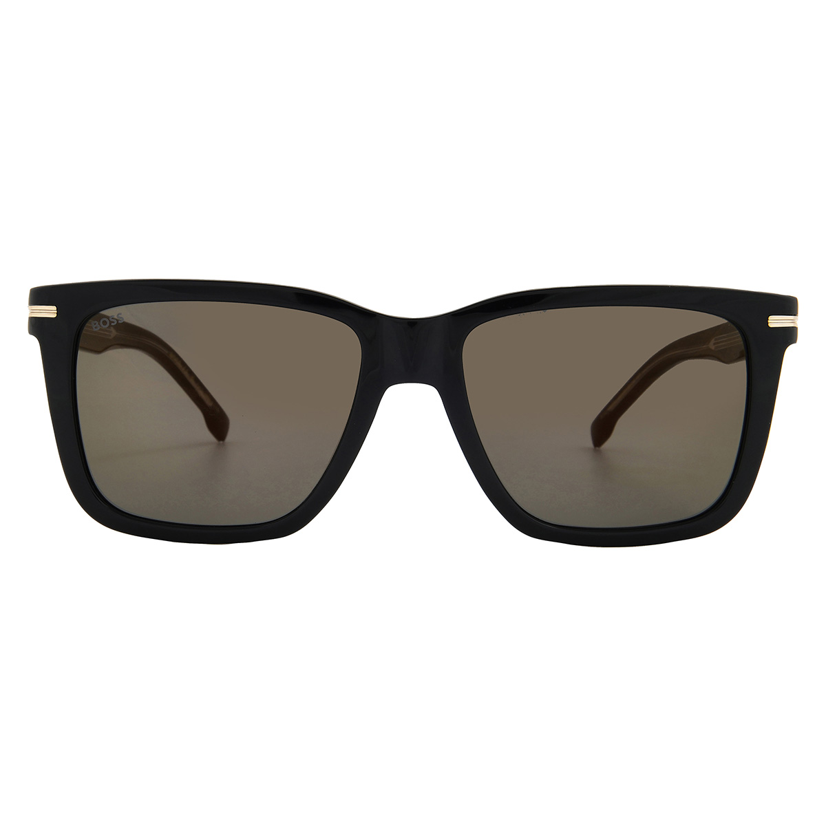 Lentes Hugo Boss Espejo Gris Bronce Café Cuadrados para Caballero