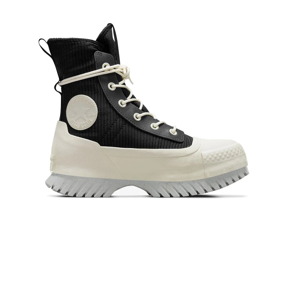 Tenis Converse Chuck Taylor All Star Lugged 2.0 Extra High Top Negro / Beige / Gris Dama