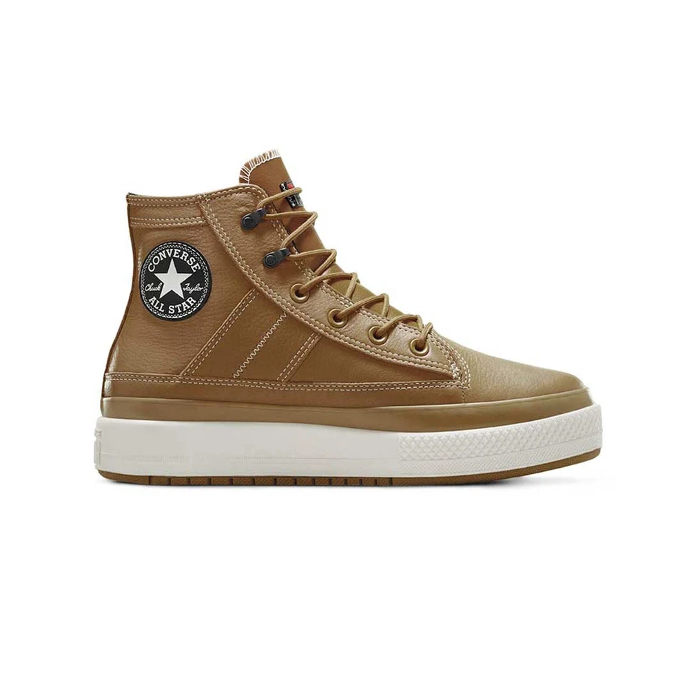Tenis Converse Chuck Taylor All Star Equip Waterproof High Top Tan / Blanco Niños