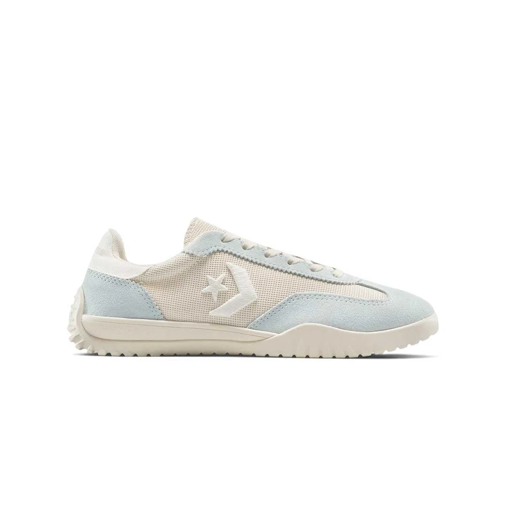 Tenis Converse Run Star Trainer Open Woven Low Top Crema / Lt.Blu Niños