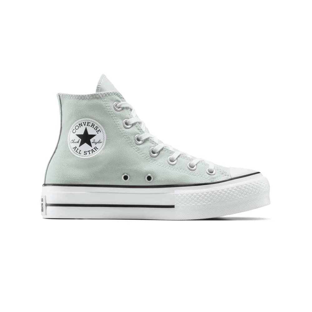 Tenis Converse Chuck Taylor All Star Lift Platform High Top Menta Claro con Blanco Dama