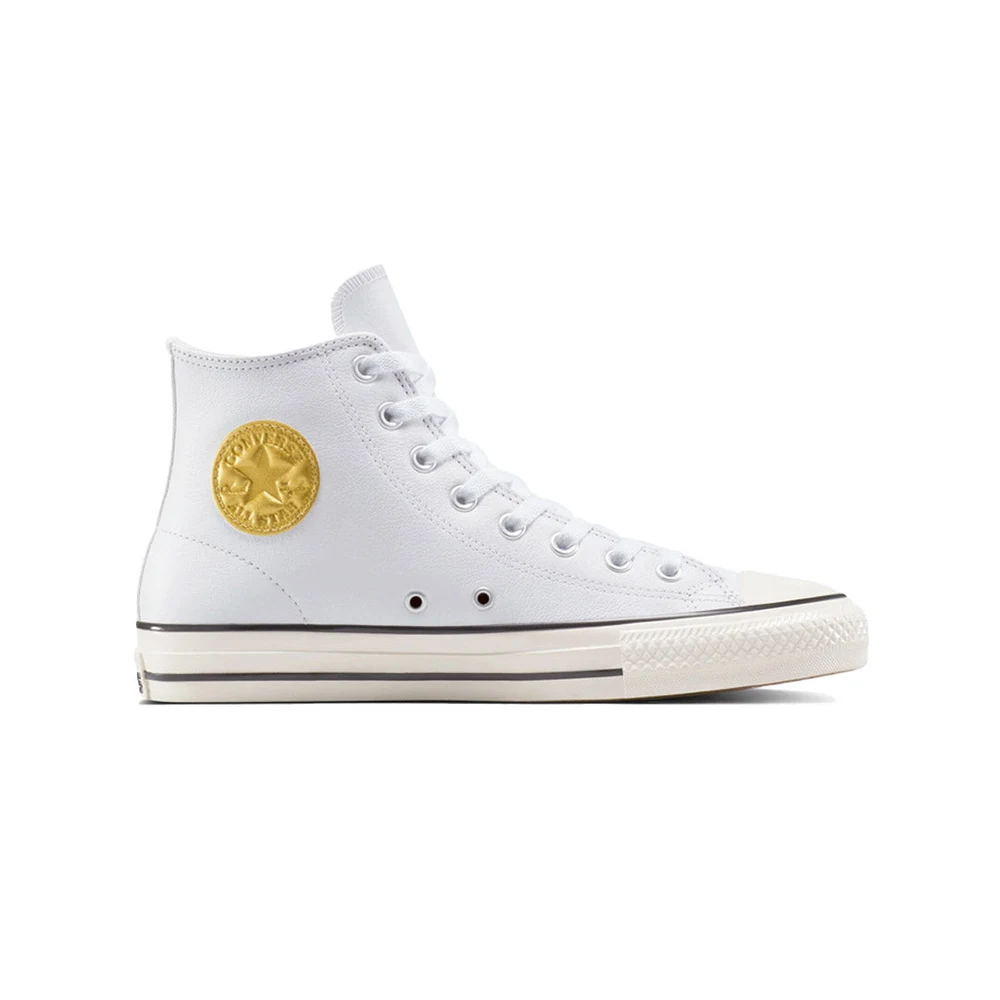 Tenis Converse Chuck Taylor All Star Pro High Top Blanco / Dorado Dama