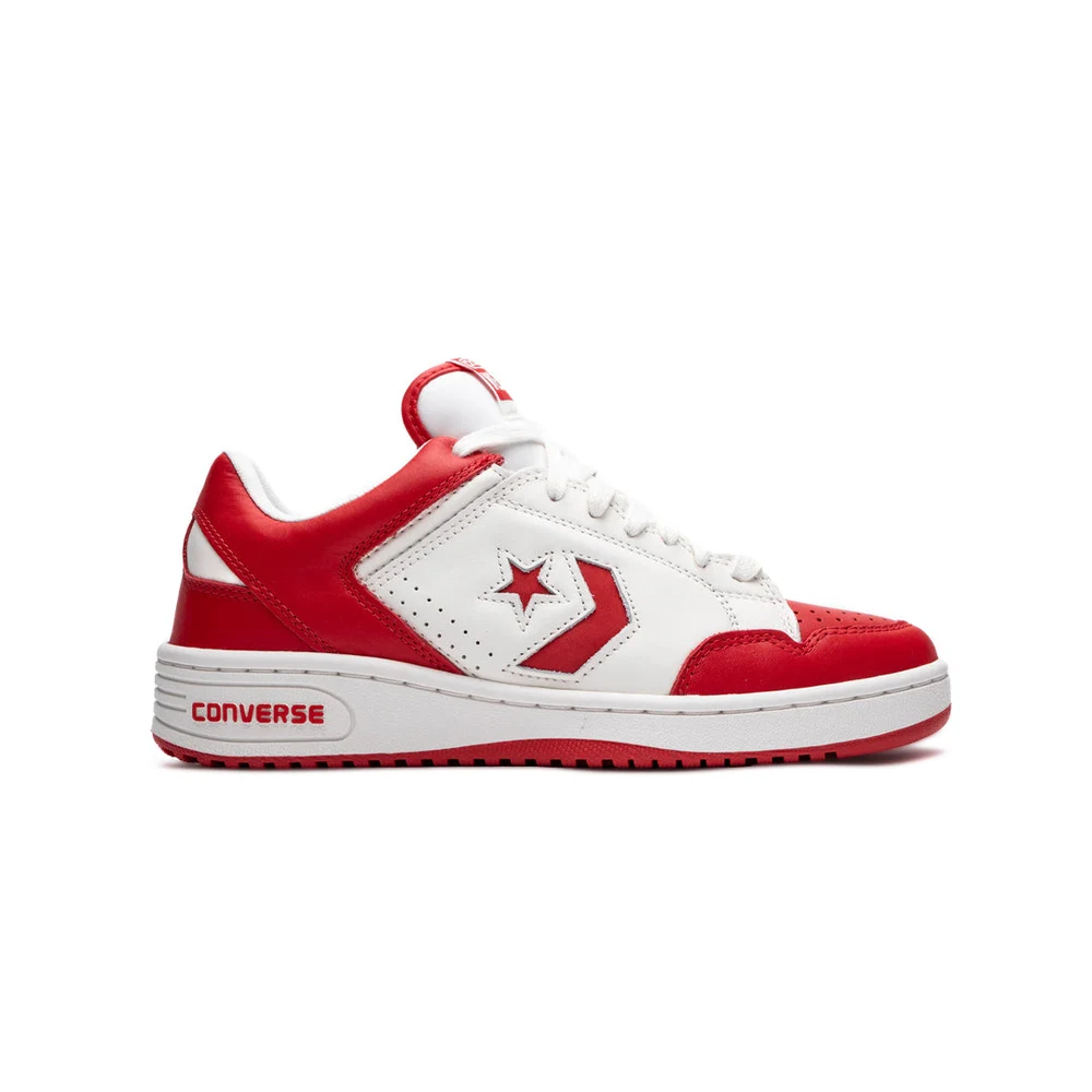 Tenis Converse Weapon OX Blanco y Rojo Caballero