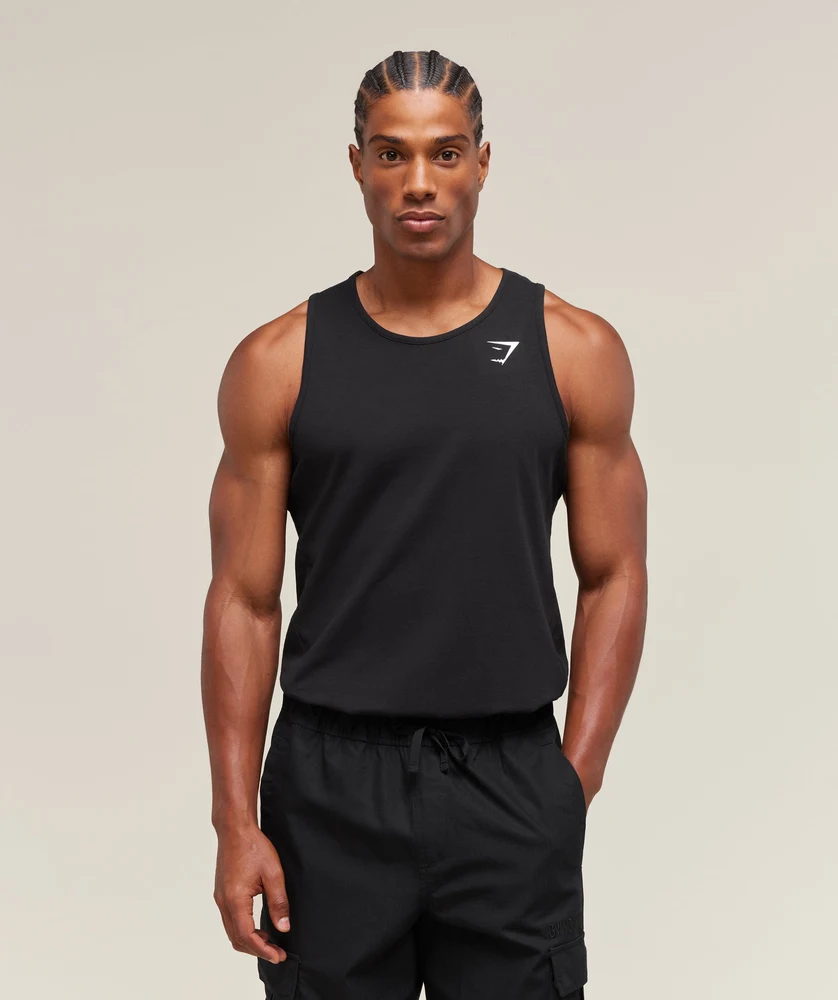 Playera Tank Gymshark Critical Negra