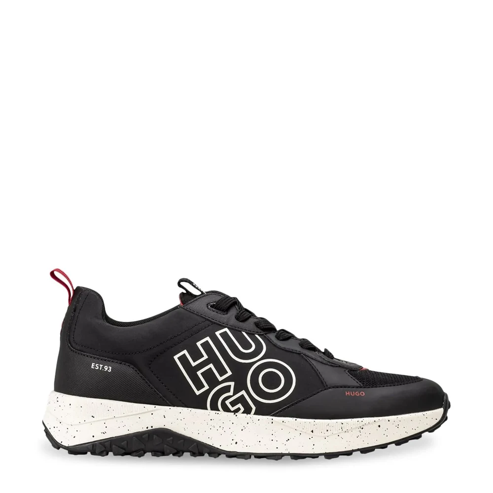 Tenis HUGO Kane Sneaker Negro y Blanco