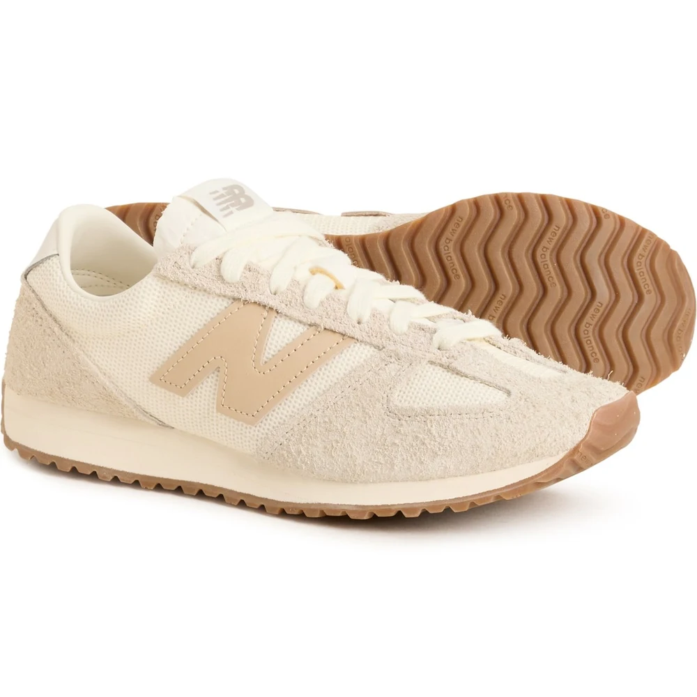 Tenis New Balance 471 Lifestyle Gamuza Beige Marrón Dama