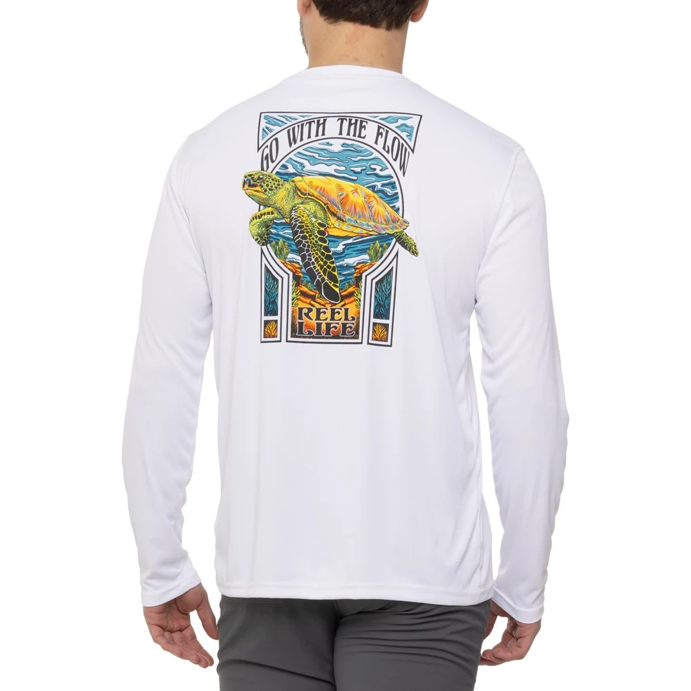 Camisa Solar Manga Larga Reel Life: Turtle Crew Sun Defender Long Sleeve