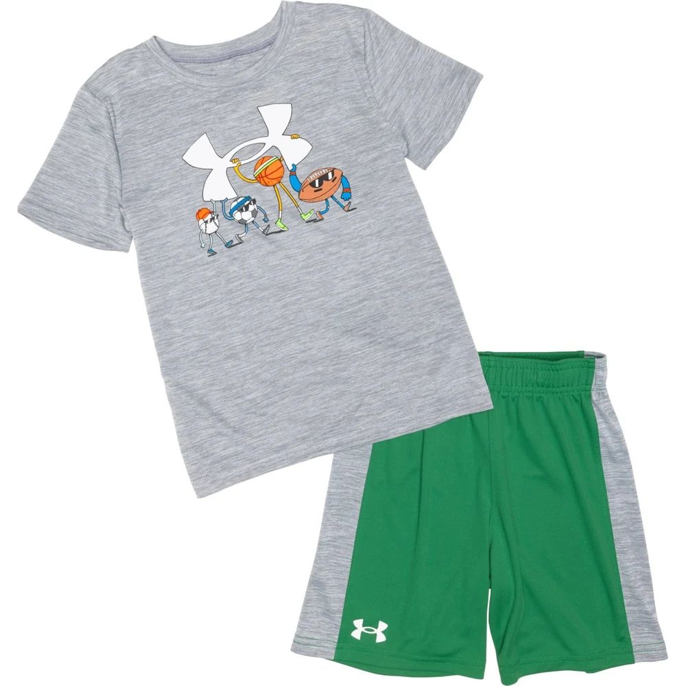 Conjunto Under Armour Tech Multi Sport Playera + Short Niño