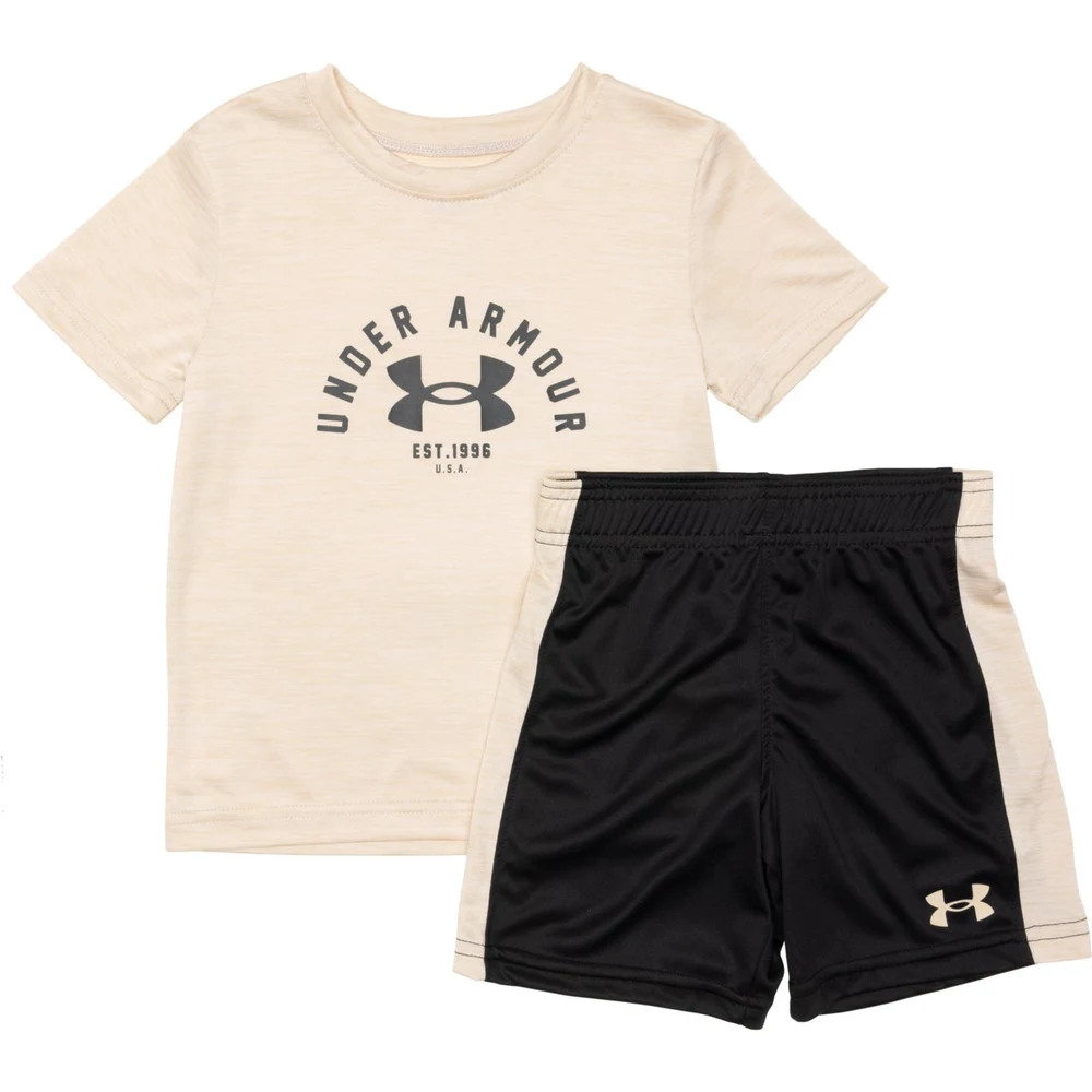Conjunto Under Armour Tech Bar Down Playera + Short Niño
