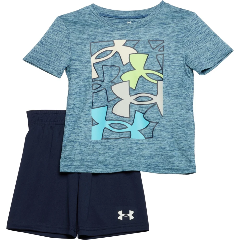 Conjunto Under Armour Playera Logo + Short Niño