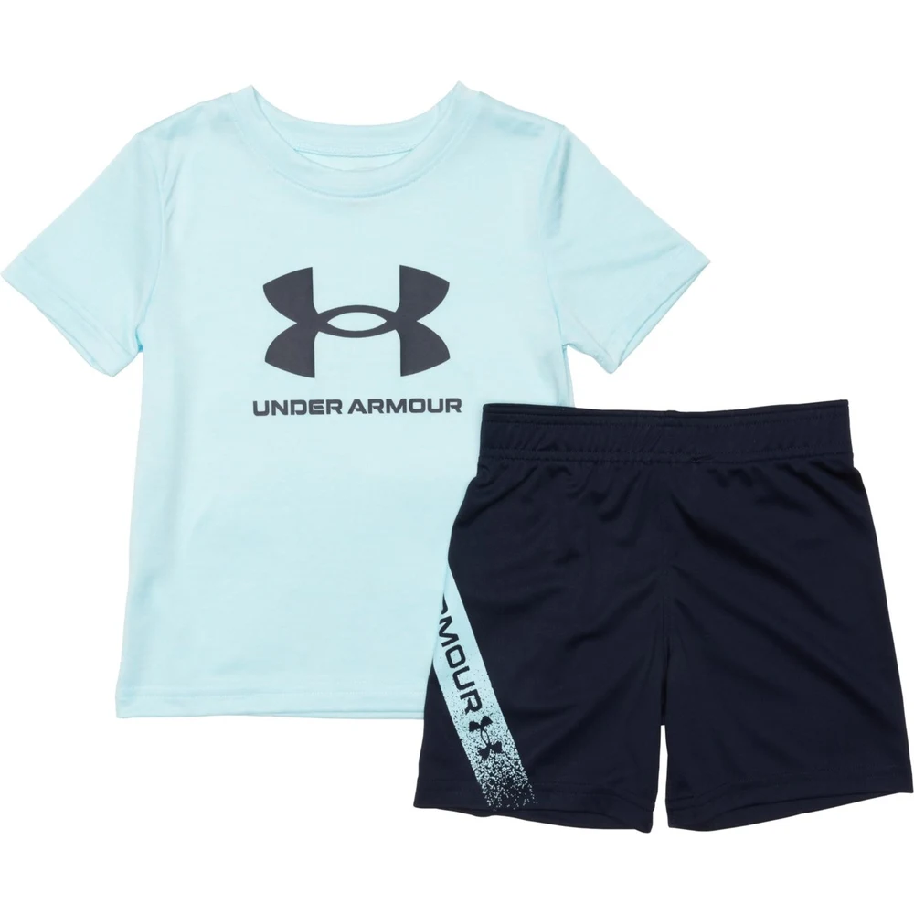 Conjunto Under Armour Playera Tech Fade + Short Niño