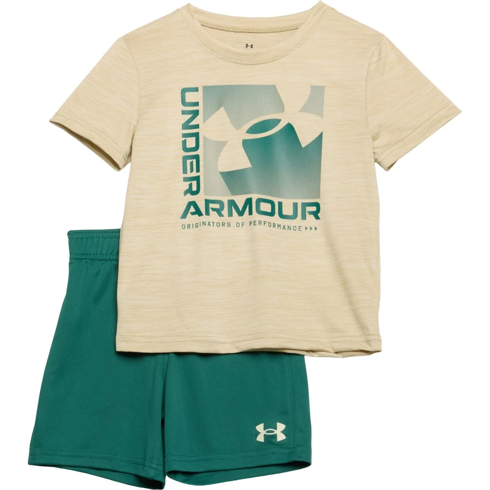 Conjunto Under Armour Playera Twist Logo + Short Niño