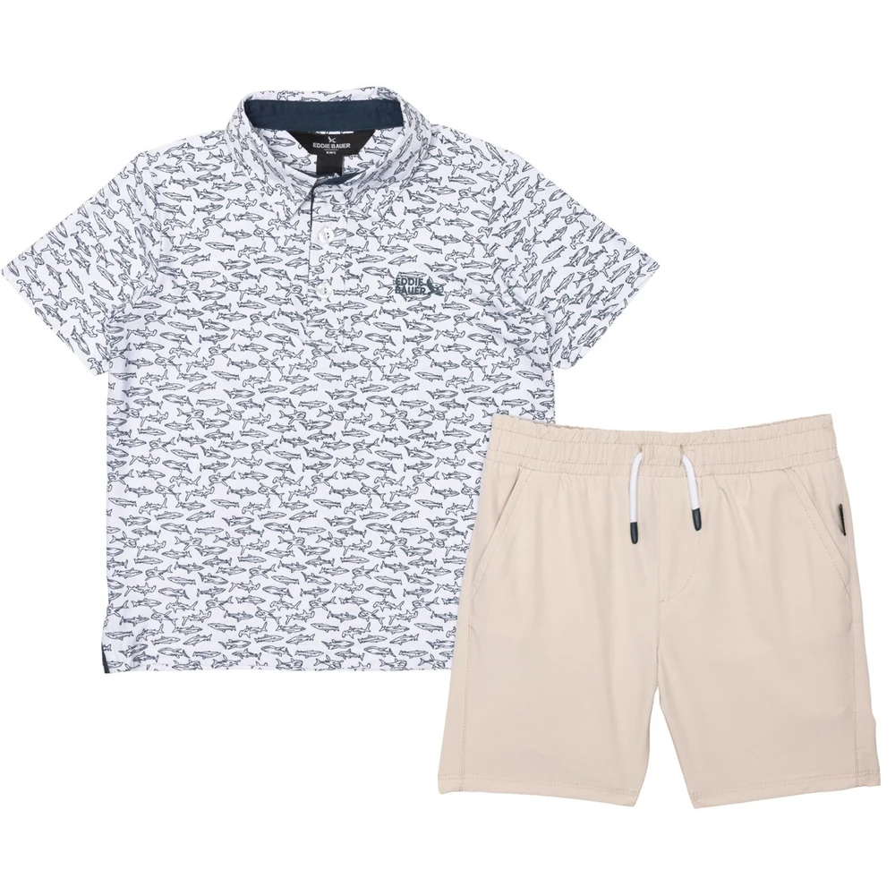 Conjunto Eddie Bauer Polo + Short Niño